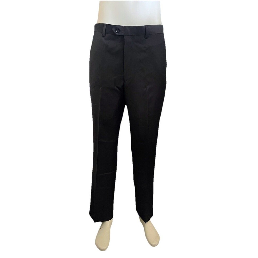 NWT Santorelli Romeo Luxury Serge Navy Wool Dress Pants Men’s 33x28 Italy New